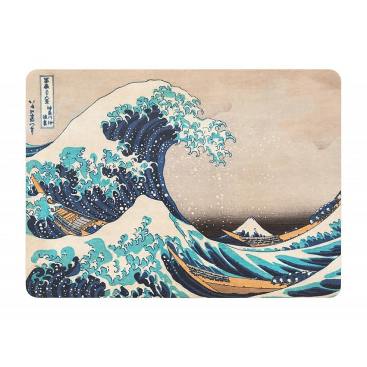 Set of 4 table mats JAPANESE ART Hokusai by Kokonote