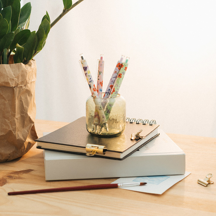 Set of 4 Pens SLEEPLESS GARDEN