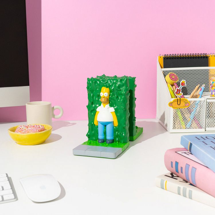 Set of 2 Resin Bookends 11cm THE SIMPSONS Homer Bush