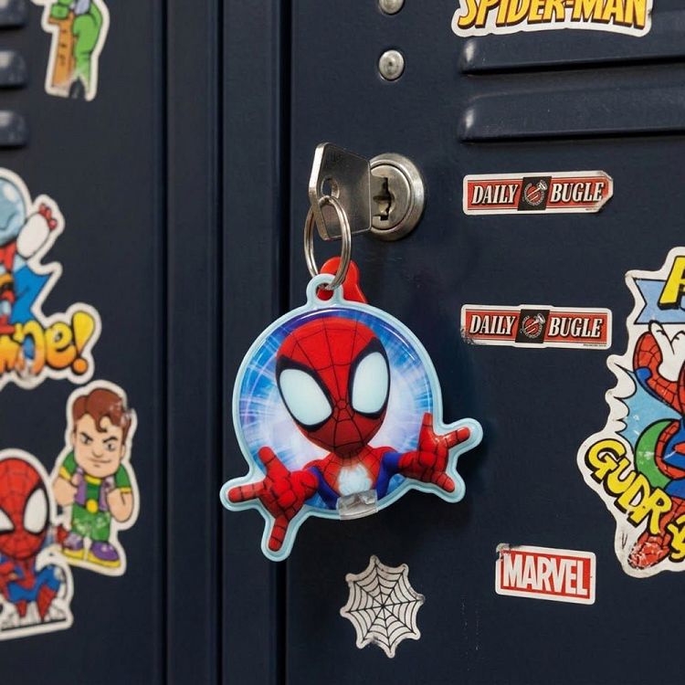 Keyring with Light MARVEL SPIDEY and His Amazing Friends Glow Webs