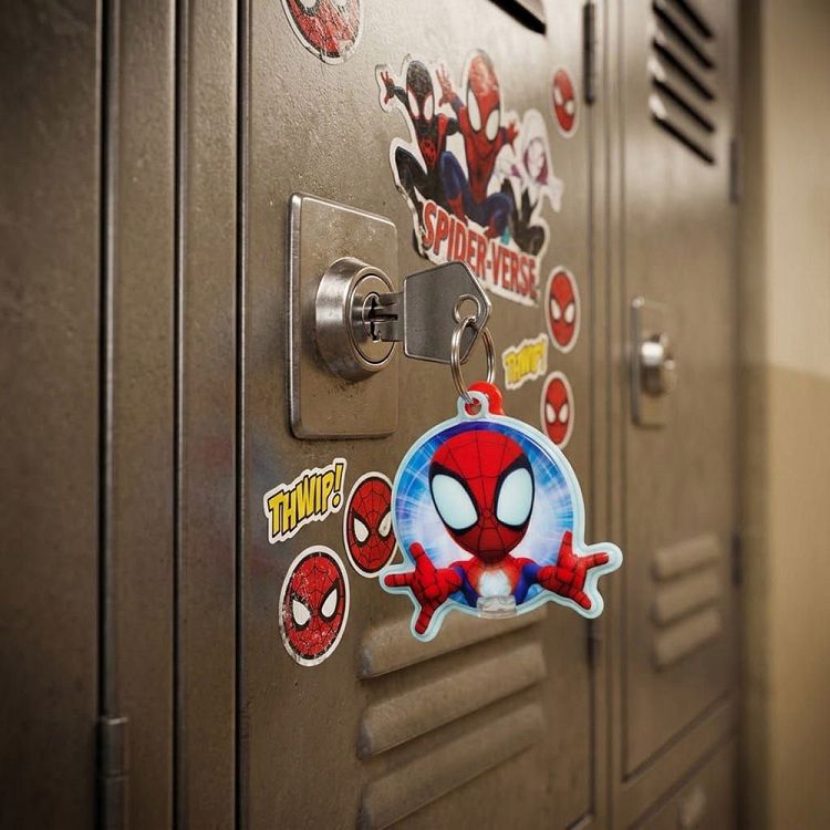 Keyring with Light MARVEL SPIDEY and His Amazing Friends Glow Webs