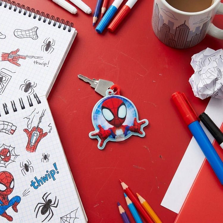 Keyring with Light MARVEL SPIDEY and His Amazing Friends Glow Webs