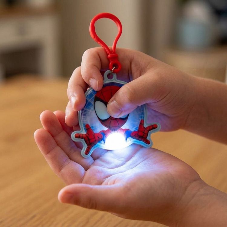 Keyring with Light MARVEL SPIDEY and His Amazing Friends Glow Webs