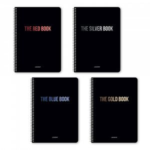 THE COLOR BOOK Τετράδιο Σπιράλ Wirelock A4/21Χ29 3 Θέματα 90 Φύλλα 6τμχ