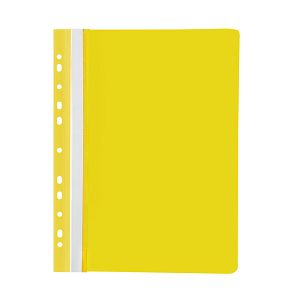 Ντοσιέ Έλασμα με 11 τρύπες Α4 ΡΡ, 20τμχ, σε 7 χρώματα - Κίτρινο