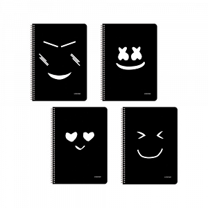 FACES Wirelock Notebook B5/17Χ25 4sub 120sh 6pcs