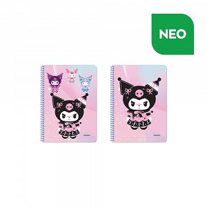 KUROMI Wirelock Notebook B5/17Χ25 1 Subject 40 Sheets 15pcs pack