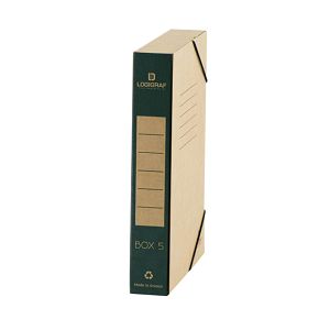 MICRO Κουτί με Λάστιχο από οικολογικό χαρτί 25Χ35 5εκ, Πράσινο