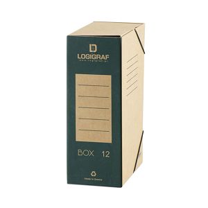 MICRO Κουτί με Λάστιχο από οικολογικό χαρτί 25Χ35 12εκ, Πράσινο