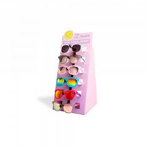 Pink Empty Display for 12 Pairs of Sunglasses