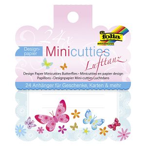 Design Papers With Hole MINI-CUTTIES Butterflies