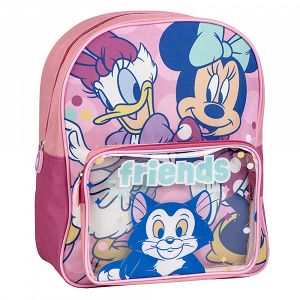 Childrens Backpack 30cm with Pocket Friends DISNEY Minnie Mouse