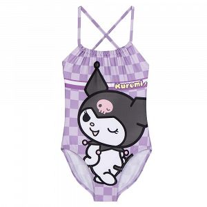 Ολόσωμο Παιδικό Μαγιό για Κορίτσια HELLO KITTY Kuromi, Μέγεθος 6 ετών