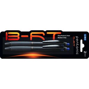 Ball pen LINC Pentonic B-RT/μπλε, Blister 2τμχ