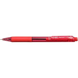Ball pen LINC Retract/red, box 50pcs
