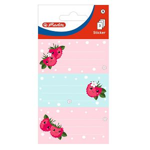 HERLITZ Self-adhesive Book Labels Unicorn 3 Sheets X 3 Labels - 10pcs Package