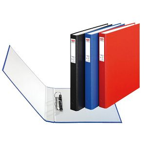 HERLITZ 2-ring Binder maX.file Protect A4 (Blue, Black, Red) - 16pcs Package