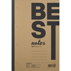Notepad BEST NOTES Lined A4/21Χ29 100sh 5pcs