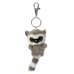 YOOHOO Lemmee the lemur Soft Toy with Keyclip 9cm