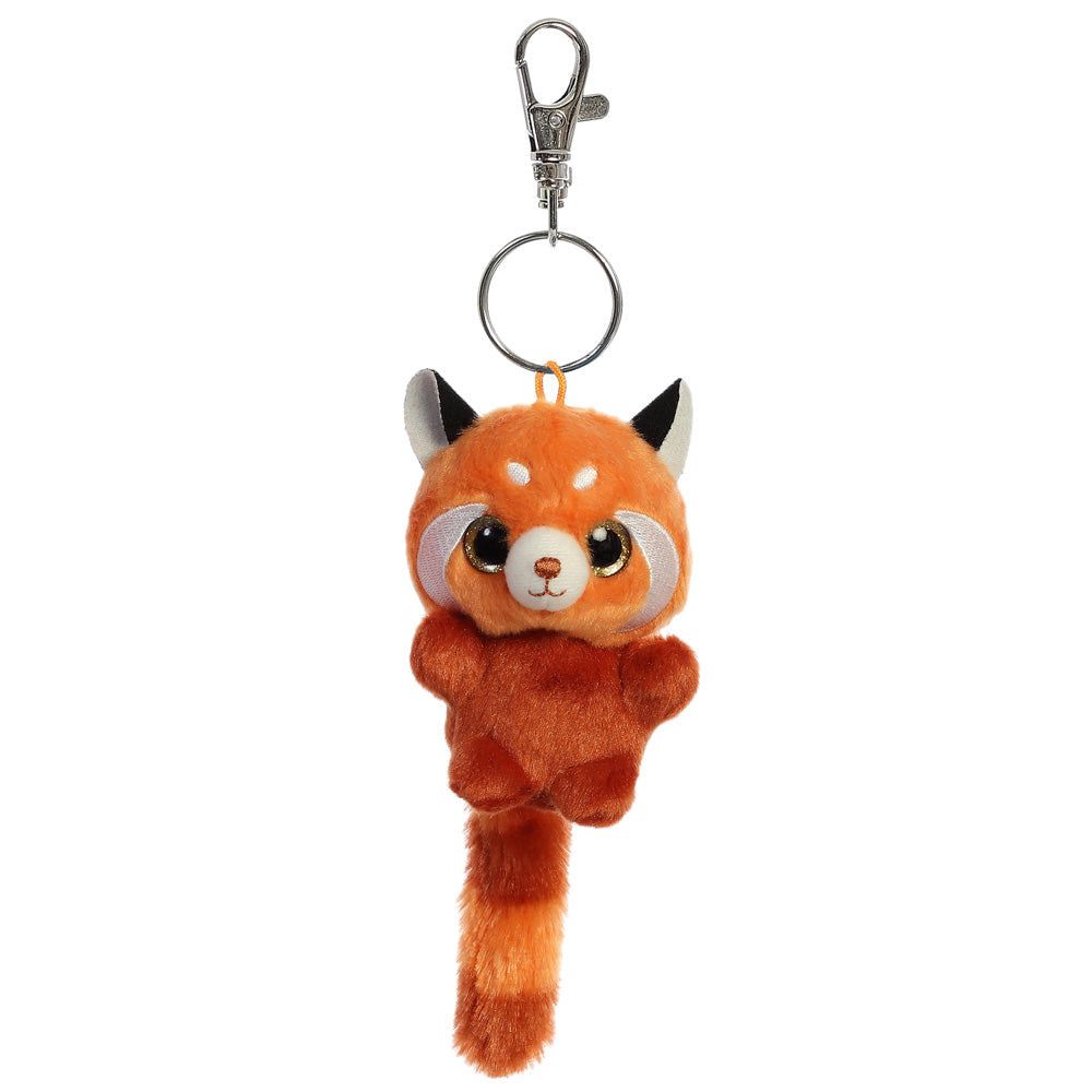 YooHoo Hapee Red Panda Soft Toy with Keyclip 9cm