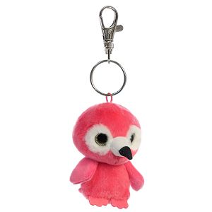 YOOHOO Mango The Flamingo Soft Toy with Keyclip 9cm