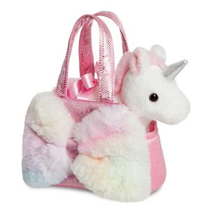 Fancy Pal Pink Bow Unicorn Soft Toy 20cm