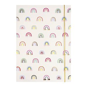 Hotfoil Rainbows Folder with Rubber A3