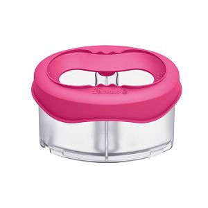 PELIKAN Water Container for Washing Brushes with Brush Holder Pink