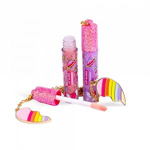 SUPER GIRL 2 Lip Glosses με Μενταγιόν