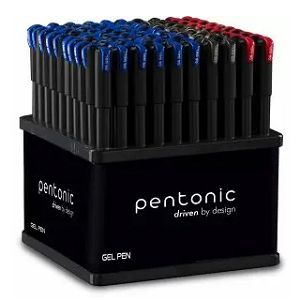 Gel pen LINC Pentonic/Î¼Ï€Î»Îµ, Î¼Î±Ï�Ï�Î¿, ÎºÏŒÎºÎºÎ¹Î½Î¿, Î˜Î®ÎºÎ· 100Ï„Î¼Ï‡