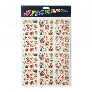 Christmas Glitter Stickers #905 in an A4 sheet