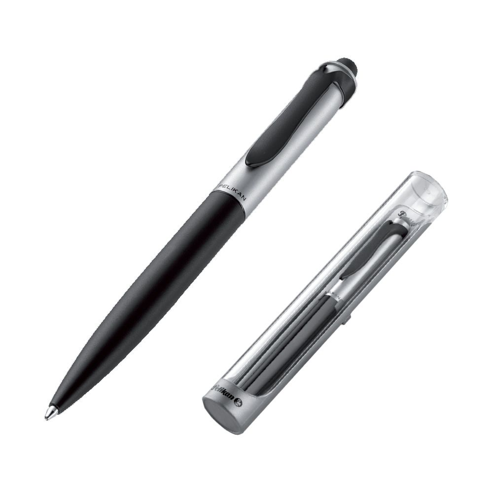 PELIKAN Ballpoint Pen K15 Stola II Stylus in Tube Black-Silver