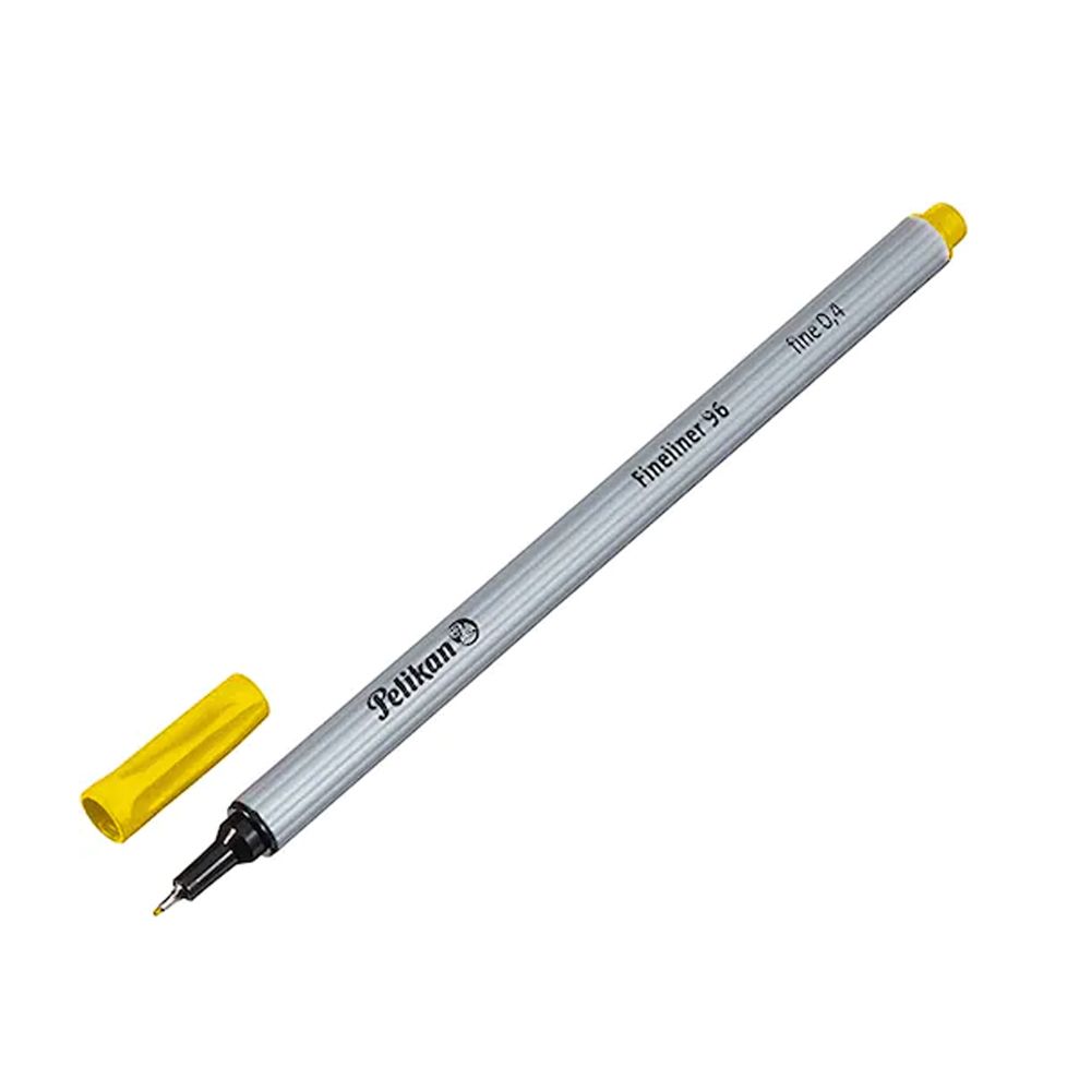 PELIKAN Λεπτός Μαρκαδόρος 0.4mm Fineliner 96 Κίτρινο - Συσκευασία 10τμχ