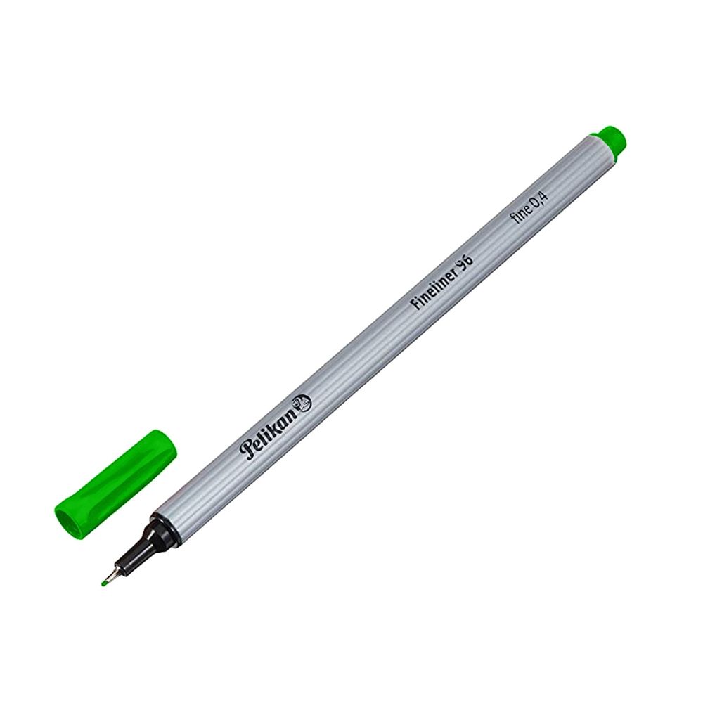 PELIKAN Λεπτός Μαρκαδόρος 0.4mm Fineliner 96 Πράσινο - Συσκευασία 10τμχ