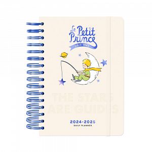 Hardcover Wire-O School Daily Agenda 12 Months 2024/2025 15X21cm THE LITTLE PRINCE