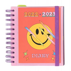 Ημερολόγιο Σχολικό Ημερήσιο 2022/2023 11μηνο 14X16εκ HAPPY FACES