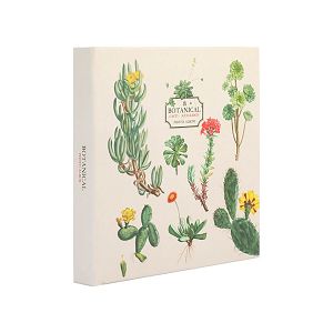 Photo Album 16X16cm 24 Self-adhesive Sheets BOTANICAL Cacti by Kokonote