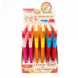 Display with 30 Erasable Gel Pens in 3 Designs GIRL