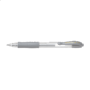 Gel pen 0.7mm PILOT G-2 Silver, Pack of 12pcs