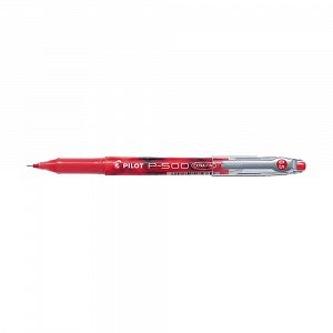 Στυλό Gel 0.5mm PILOT P-500 Κόκκινο, σε Κουτί 12τμχ