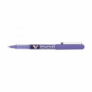 Στυλό Μπίλιας 0.5mm Fine PILOT V-BALL Μοβ, σε Κουτί 12τμχ