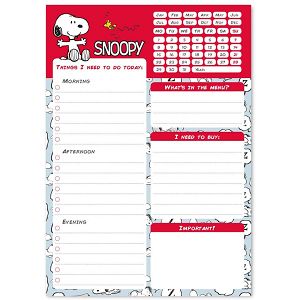 Daily To do list Α5 54 Sheets SNOOPY