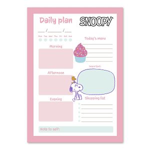 Daily To do list Α5 54 Sheets SNOOPY 2