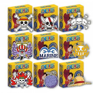 Σταντ με 24 Συλλεκτικές Κονκάρδες (Mystery Box) ONE PIECE SERIES 1