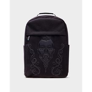 Black Screen Printed Backpack ASSASSIN'S CREED Valhalla