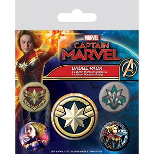 Badge Pack MARVEL Captain Marvel