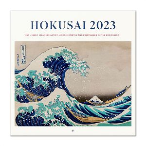 Wall Calendar 2023 30X30cm JAPANESE ART Hokusai