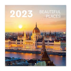 Wall Calendar 2023 30X30cm BEAUTIFUL PLACES