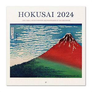 Wall Calendar 2024 30X30cm JAPANESE ART HOKUSAI