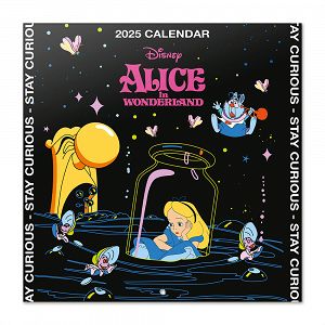 Wall Calendar 2025 30X30cm DISNEY Alice in Wonderland